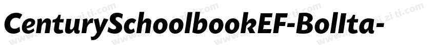 CenturySchoolbookEF-BolIta字体转换