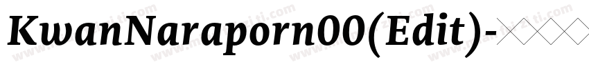 KwanNaraporn00(Edit)字体转换