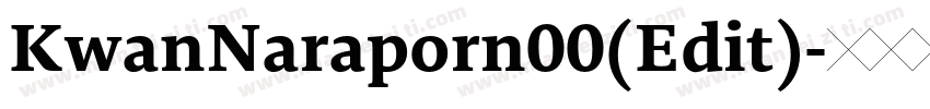 KwanNaraporn00(Edit)字体转换