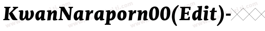 KwanNaraporn00(Edit)字体转换