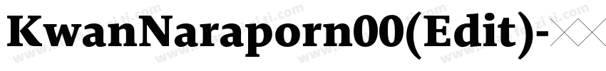 KwanNaraporn00(Edit)字体转换