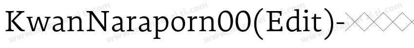 KwanNaraporn00(Edit)字体转换