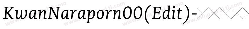 KwanNaraporn00(Edit)字体转换