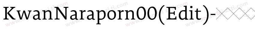 KwanNaraporn00(Edit)字体转换