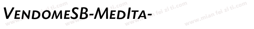 VendomeSB-MedIta字体转换
