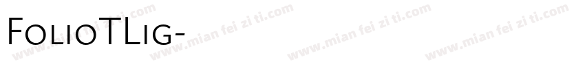 FolioTLig字体转换