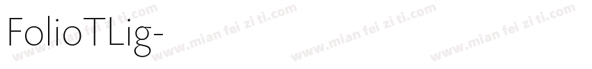 FolioTLig字体转换