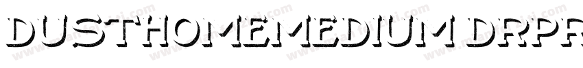 DusthomeMedium-drpR字体转换
