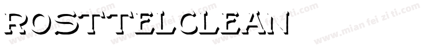 RosttelClean字体转换