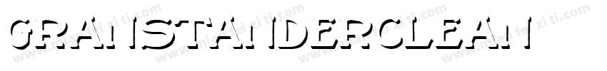 GranstanderClean字体转换