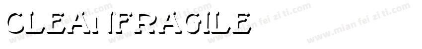 cleanfragile字体转换