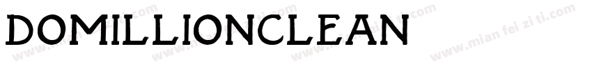 DomillionClean字体转换