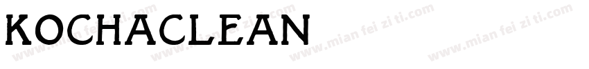 KochaClean字体转换