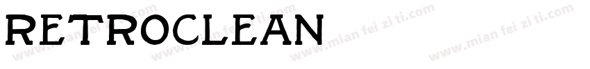 RetroClean字体转换