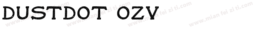 Dustdot-7OZV字体转换