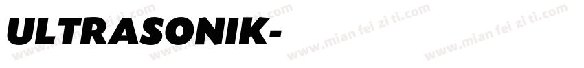 ULTRASONIK字体转换