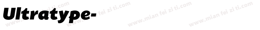 Ultratype字体转换