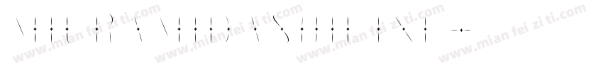 MiuraMidashiLine字体转换