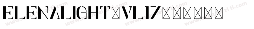 ElenaLight-vL17字体转换
