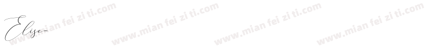 Elise字体转换