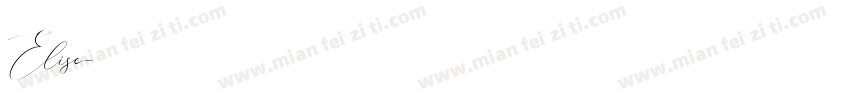 Elise字体转换