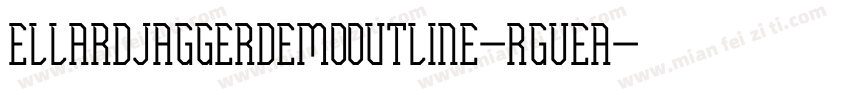 EllardJaggerDemoOutline-rgveA字体转换