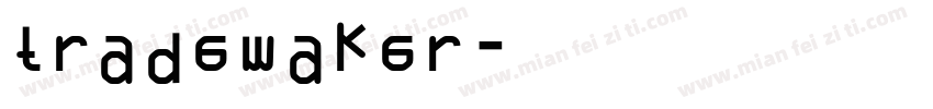 trademaker字体转换