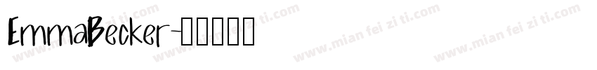 EmmaBecker字体转换