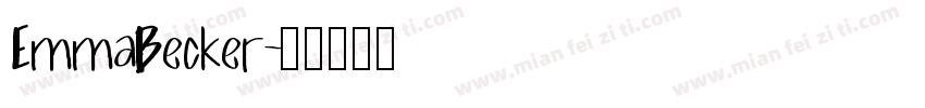 EmmaBecker字体转换