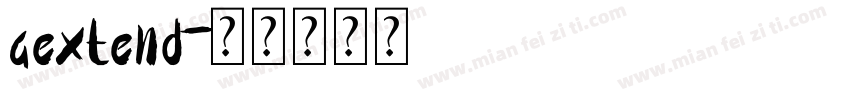 aextend字体转换