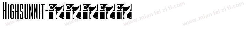 Highsunnit字体转换