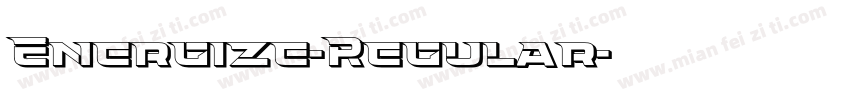 Energize-Regular字体转换