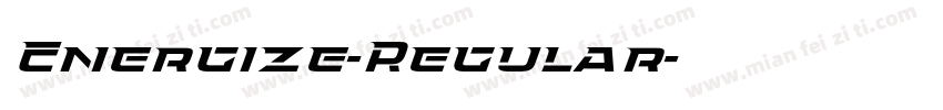 Energize-Regular字体转换