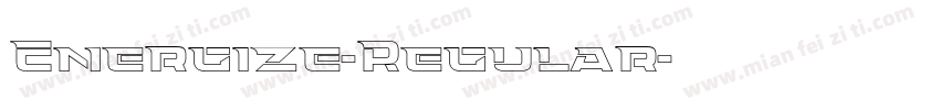 Energize-Regular字体转换