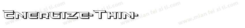 Energize-Thin字体转换