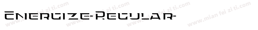 Energize-Regular字体转换