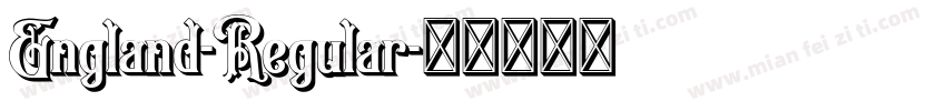 England-Regular字体转换