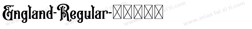 England-Regular字体转换