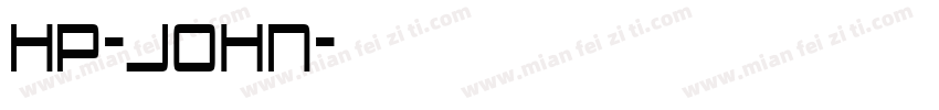 HP-John字体转换