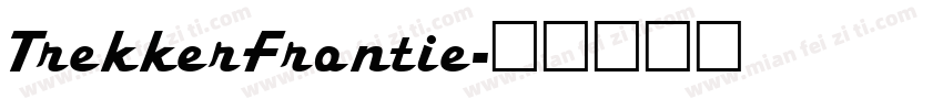 TrekkerFrontie字体转换