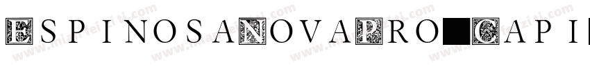 EspinosaNovaPro-Capi字体转换
