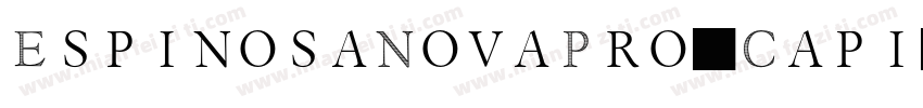 EspinosaNovaPro-Capi字体转换
