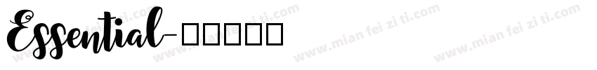 Essential字体转换
