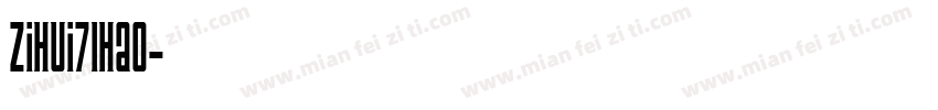 zihui71hao字体转换