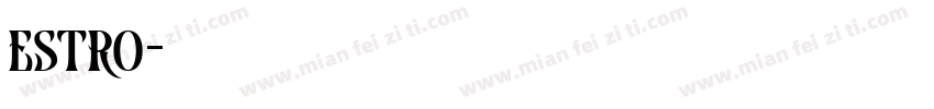 estro字体转换