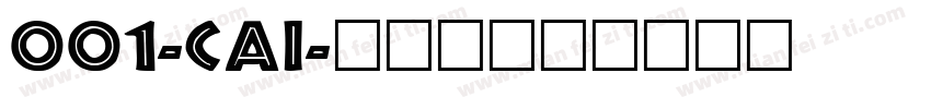 001-CAI字体转换