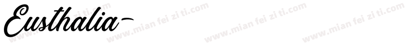 Eusthalia字体转换