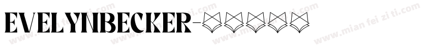 EvelynBecker字体转换