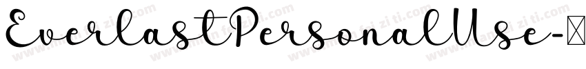 EverlastPersonalUse字体转换