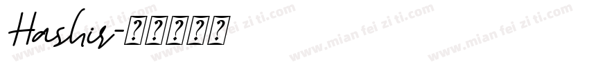 Hashir字体转换